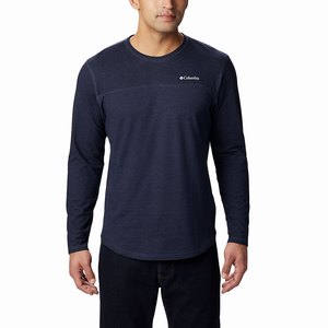 Columbia Camisas Casuales Rugged Ridge™ Crew Hombre Azul Marino (602HDGXCV)